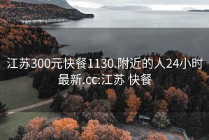 江苏300元快餐1130.附近的人24小时最新.cc:江苏 快餐