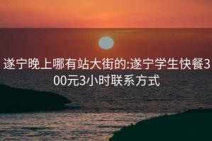 遂宁晚上哪有站大街的:遂宁学生快餐300元3小时联系方式