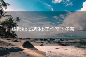 成都kb:成都kb工作室下午茶