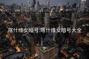 喀什维女暗号:喀什维女暗号大全