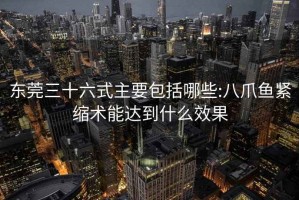 东莞三十六式主要包括哪些:八爪鱼紧缩术能达到什么效果