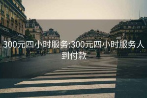 300元四小时服务:300元四小时服务人到付款