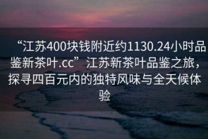 “江苏400块钱附近约1130.24小时品鉴新茶叶.cc”江苏新茶叶品鉴之旅，探寻四百元内的独特风味与全天候体验