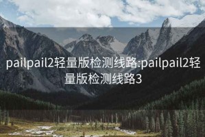 pailpail2轻量版检测线路:pailpail2轻量版检测线路3