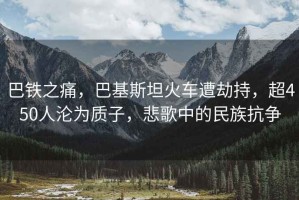 巴铁之痛，巴基斯坦火车遭劫持，超450人沦为质子，悲歌中的民族抗争