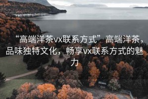 “高端洋茶vx联系方式”高端洋茶，品味独特文化，畅享vx联系方式的魅力