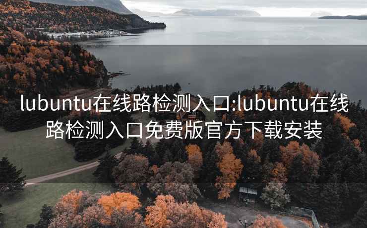 lubuntu在线路检测入口:lubuntu在线路检测入口免费版官方下载安装