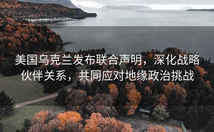 美国乌克兰发布联合声明，深化战略伙伴关系，共同应对地缘政治挑战