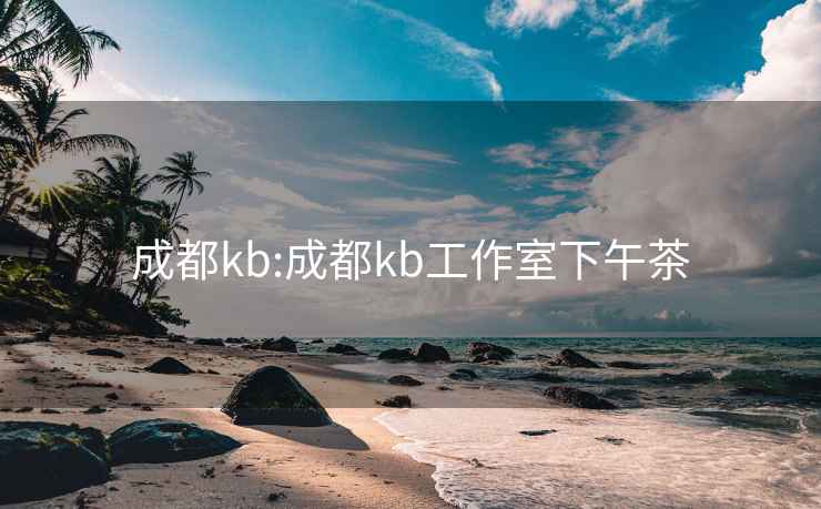 成都kb:成都kb工作室下午茶