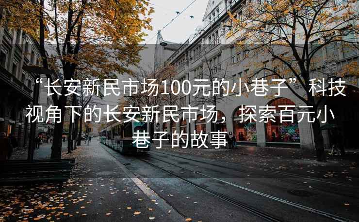 “长安新民市场100元的小巷子”科技视角下的长安新民市场，探索百元小巷子的故事