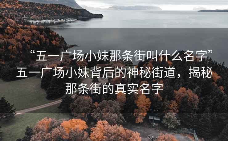 “五一广场小妹那条街叫什么名字”五一广场小妹背后的神秘街道，揭秘那条街的真实名字