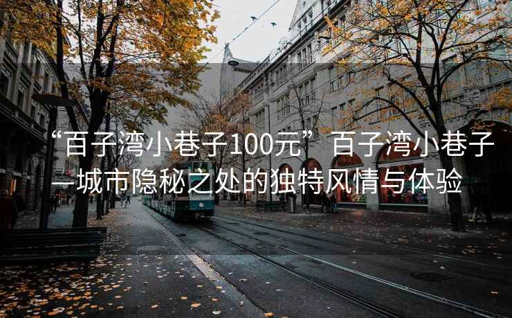 “百子湾小巷子100元”百子湾小巷子—城市隐秘之处的独特风情与体验